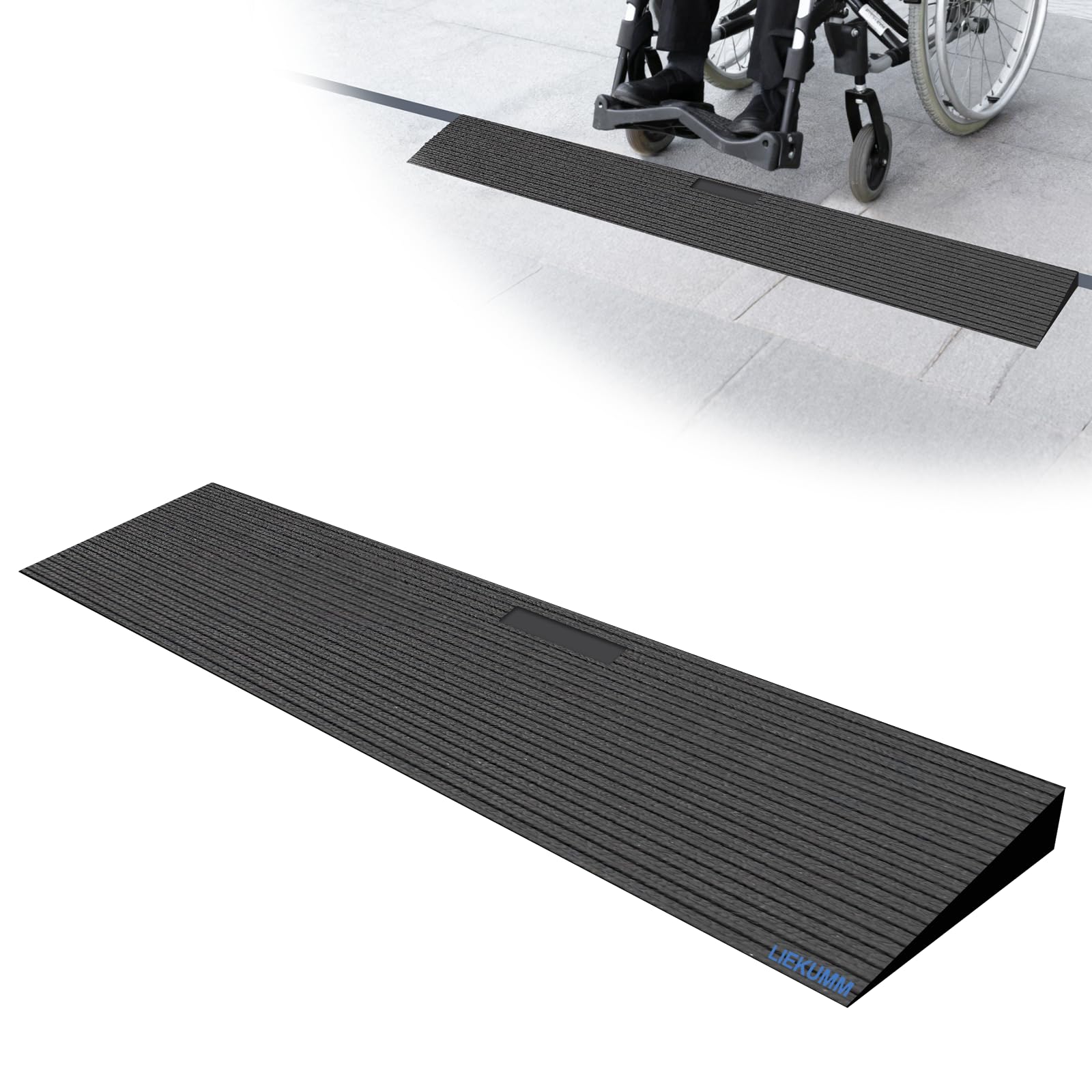 Amazon.co.jp: LIEKUMM 段差解消スロープ 高さ4cm 幅90cm 耐荷重1500kg